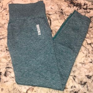 Gymshark Adapt Marl Seamless Leggings - Emerald Green